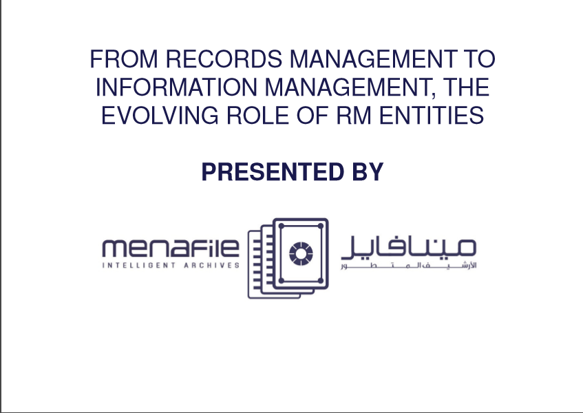 Evolving Role of Record Management